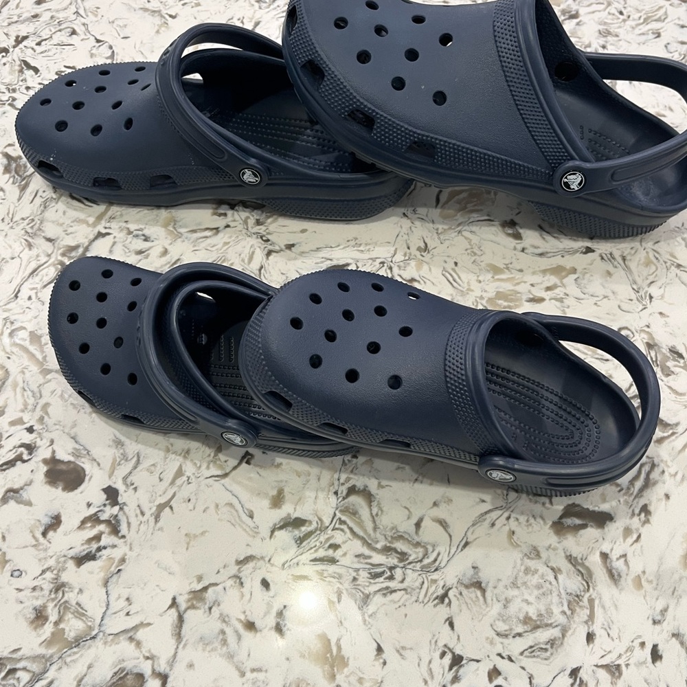 CROCS Navy Blue 2 Pairs